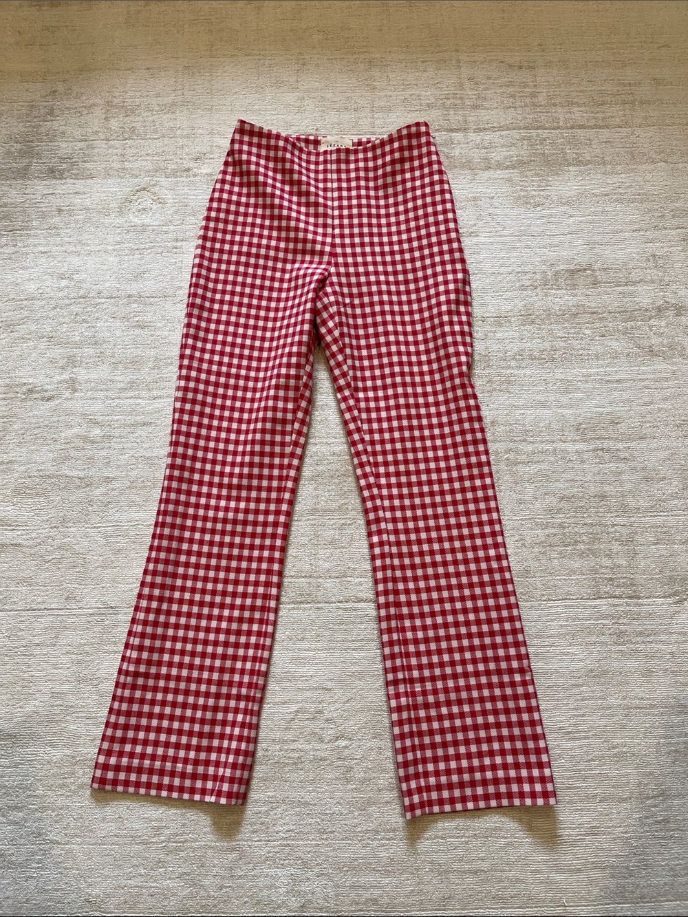 Sezane Ciara Pant - Red and White Gingham - Picture 4 of 6